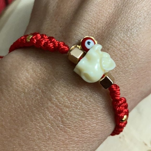 Protection Evil Eye Lucky elephant bracelet - Picture 3 of 12